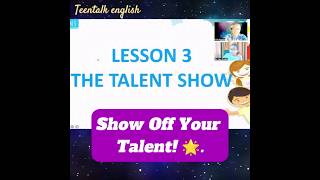 Talent Show Ideas  What’s Your Hidden Talent  TeenTalk English [upl. by Odnaloy951]