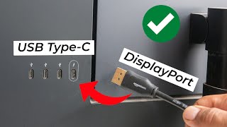 How to Connect USB C Monitor to LaptopDesktop [upl. by Syhr]