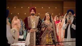 Mini amp Taj  Punjabi Sikh Wedding Highlights [upl. by Rhiana]