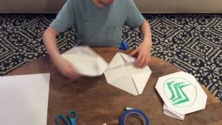 How to Make An Origami Shield [upl. by Ahseel]