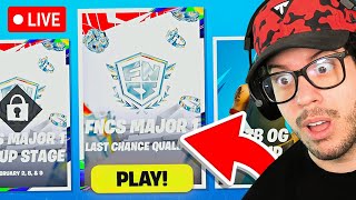 FNCS LAST CHANCE TOURNAMENT in FORTNITE [upl. by Melentha]