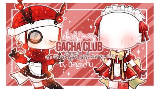 ꒰꒰ Gacha Club Christmas outfit ideas  details ✦ by usagiichu [upl. by Stempson]