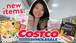 COSTCO FOOD HAUL Trying NEW Costco Asian Food 2022 boba frozen foods amp more [upl. by Teerprah]