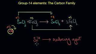 Oxidising and reducing nature of group14 elements  The pblock elements  Chemistry  Khan Academy [upl. by Immanuel]