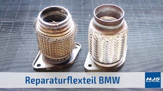 HJS Montagevideo Flexrohr Katalysator Reparatur N43 Motor [upl. by Lorolla866]