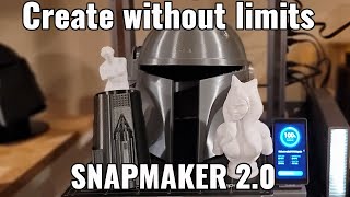 A Creators Dream Printer Make anything Snapmaker 20 3D Print Feature Review [upl. by Gereld]