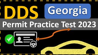 Georgia Permit Practice Test 2023 DDS GA Driving Test Questions and Answers [upl. by Chico209]