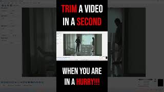 TRIM a video in a HURRY tutorial avidemux edit editing [upl. by Eirovi]