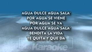 Julio Iglesias Agua Dulce Agua Salá Karaoke MM [upl. by Florette]