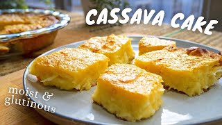 HOW TO MAKE CASSAVA CAKE [upl. by Llenehs]