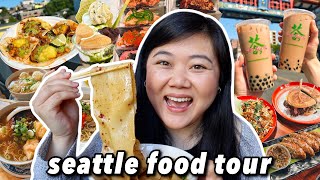 What to Eat in SEATTLE Seattle Food Tour Part 1 2023 [upl. by Aurelie619]