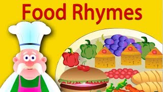 Food Rhymes Collection  Nursery Rhymes For Children [upl. by Aeynod650]