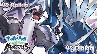 Pokémon Legends Arceus  Palkia amp Dialga Battle Music HQ [upl. by Drusi]