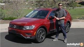 2018 Volkswagen Tiguan SE Test Drive Video Review [upl. by Etnwahs727]