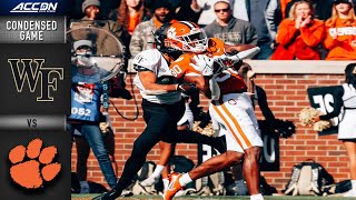 Wake Forest vs Clemson Mens Basketball Highlights 202223 [upl. by Ruhtracm]