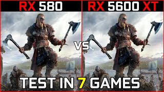 RX 580 vs RX 5600 XT  How Big is the Difference  in 2021 [upl. by Ydok]