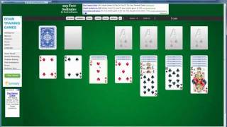 Oneminute Tutorial Learn how to play classic solitaire online with 123 Free Solitaire [upl. by Laurena]