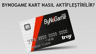 ByNoGame Kart Aktifleştirme [upl. by Evers547]