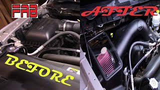 SampB Cold Air Intake Install on My Ram [upl. by Froehlich]