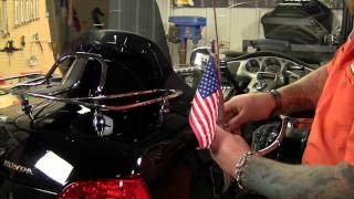 Kuryakyn Garage Honda Goldwing Trunk Accessories Install [upl. by Catton]