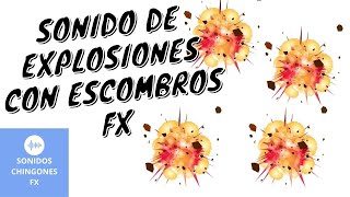 Sonido de Explosiones con Escombros 🔊 Efecto de Sonido [upl. by Douglas401]