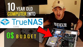 How to build a DIY NAS from an OLD PC 050 Budget  TrueNAS [upl. by Yonina249]