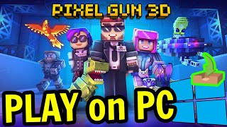 🎮 How to PLAY  Pixel Gun 3D  on PC ▶ DOWNLOAD and INSTALL Usitility2 [upl. by Lalage]