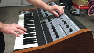 Demo of a 1982 Crumar Stratus Cool synth [upl. by Elokcin]