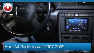 Audi A4 20072008 Radio Installation [upl. by Haggerty]