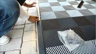 How to Install Vented XL Modular Garage Tiles [upl. by Nodnab235]