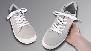 HOW TO LACE SHOES STANDARD WAY [upl. by Agustin]