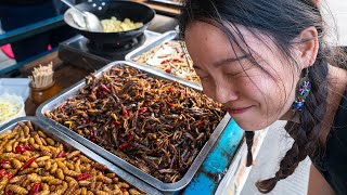 Unbelievable Chinese Bug Market in Yunnan [upl. by Akenit]