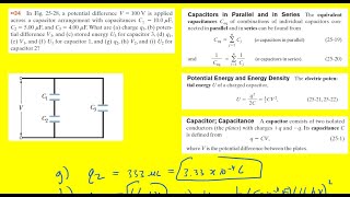 In the figure a potential difference V  100V is applied across a capacitor arrangement [upl. by Enneiluj448]