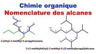 Chimie organique  Nomenclature des alcanes chimieorganique nomenclature [upl. by Elleinahc]