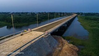 Bénin  Le 2 ème pont de Womey dans la commune de Abomeycalavi achevé [upl. by Elocel]