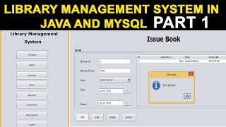 Library Management System Project in Java Part 1 [upl. by Sonahpets]