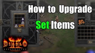 How to Upgrade Set Items in Diablo 2 Resurrected [upl. by Annair]