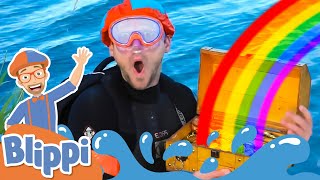 BLIPPI Splish Splash Water Song  Educational Songs For Kids [upl. by Nan561]