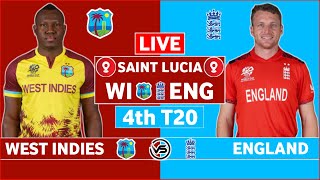 England vs West Indies 4th T20I Live Scores  ENG vs WI 4th T20I Live Scores amp Commentary [upl. by Ecinreb]