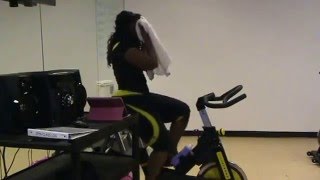 FREE SPINNING CLASS FOR BEGINNERS THERE IS INSTRUCTIONS HOW TO SET YOUR BIKE HANG IN THERE [upl. by Ahsat]