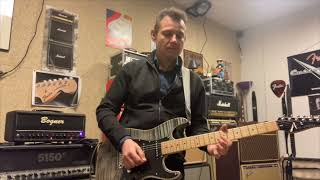 Bogner 3534 Ecstasy review  Soloing Red Channel [upl. by Enirhtac]