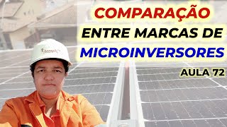 Aula 72  Comparação🤔 entre microinversores Apsystems Deye e Hoymiles [upl. by Macmahon]