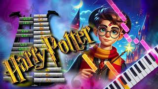 HARRY POTTER  TUTORIAL lirapiano [upl. by Marsh]