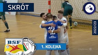 BSF ABJ Bochnia  Legia Warszawa 64  SKRÓT  1 kolejka 202223 [upl. by Ham]