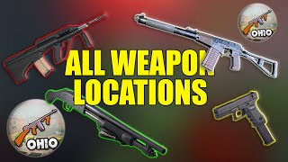 ALL GUN LOCATIONS IN OHIO ROBLOX [upl. by Odnumyar]