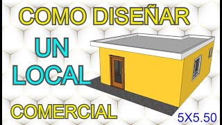 COMO HACER UN LOCAL COMERCIAL 30 METROS [upl. by Aydiv]