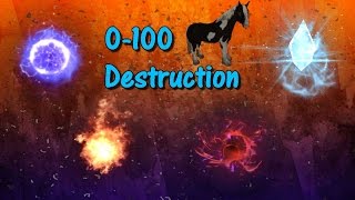 Skyrim How To Get Level 100 Destruction FASTEST METHOD [upl. by Lounge]