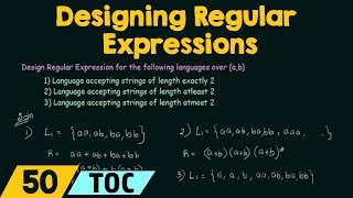 Designing Regular Expressions [upl. by Cesaro]