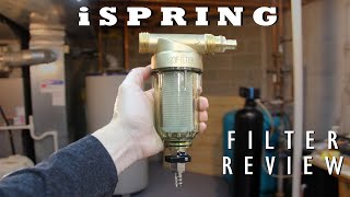 iSpring WSP50 WSP100 Reusable Whole House Spin Down Sediment Water Filter Review [upl. by Nawuq527]