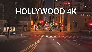 Hollywood 4K  Night Drive [upl. by Marguerie]